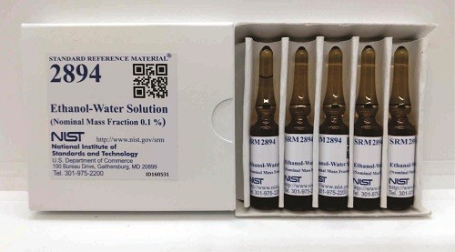 SRM 2894  乙醇-水溶液标准品(标称质量分数0.1%)